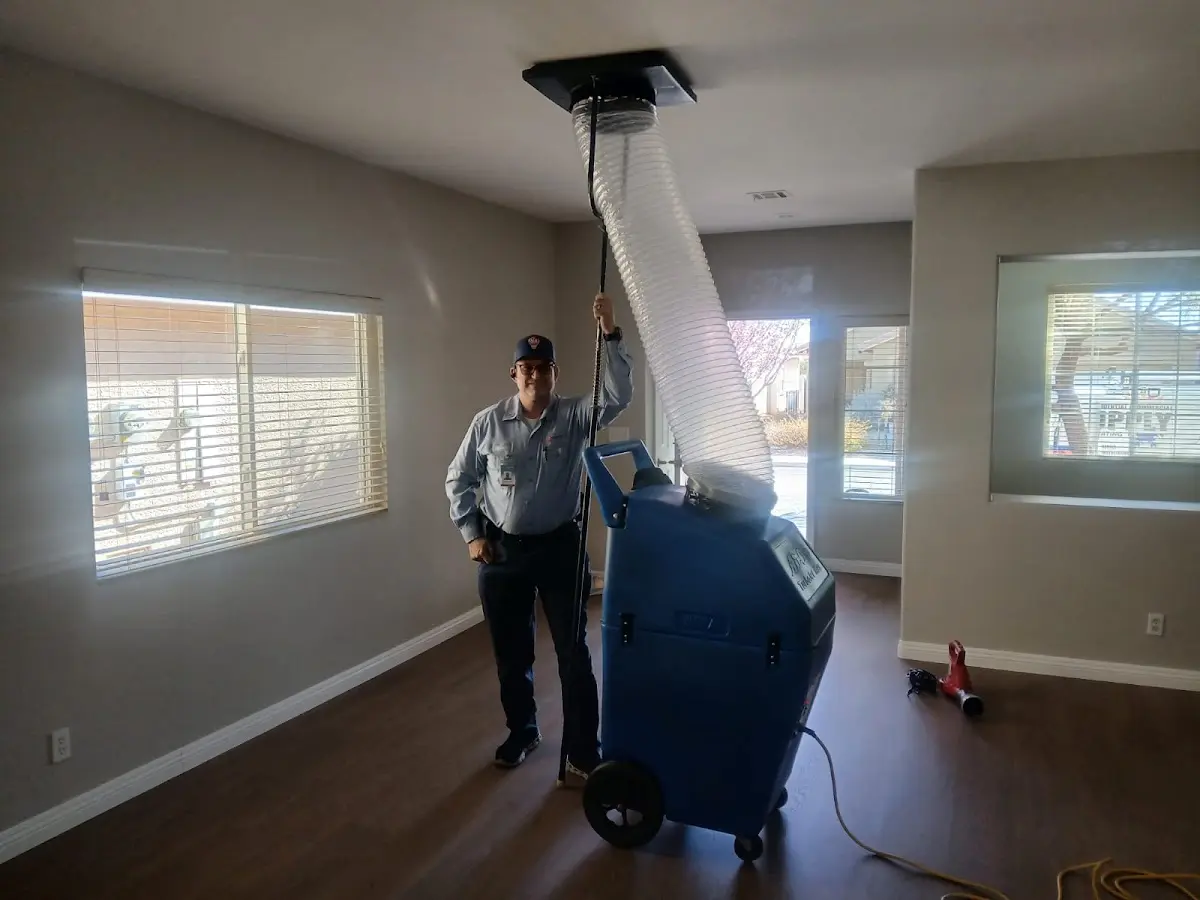 Professional Dryer Vent Cleaning work inside a Plantation home